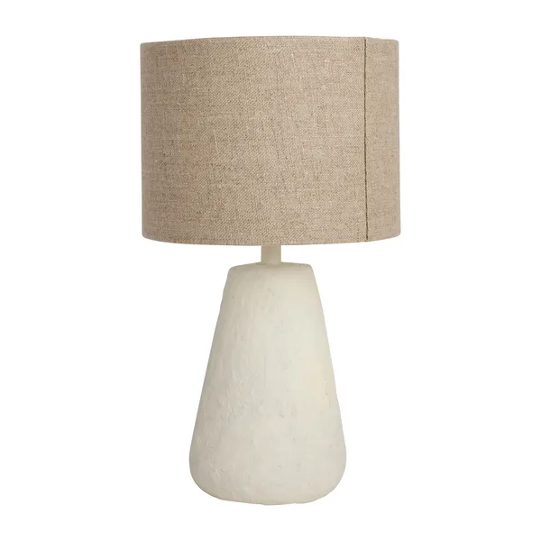 Cora bordslampa 35 cm, White-natural