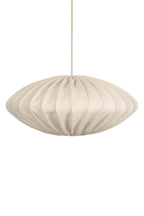 Ellipse lampskärm linne 80 cm, Natur