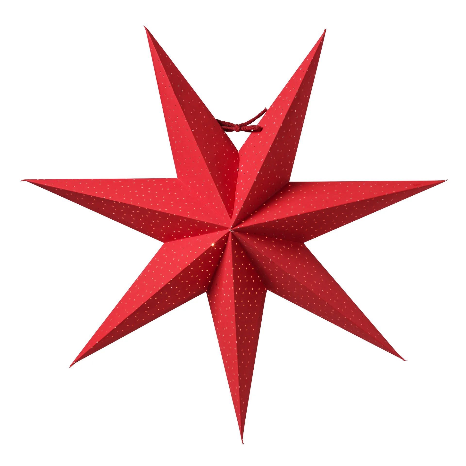 Watt & Veke Étoile de Noël Aino slim rouge