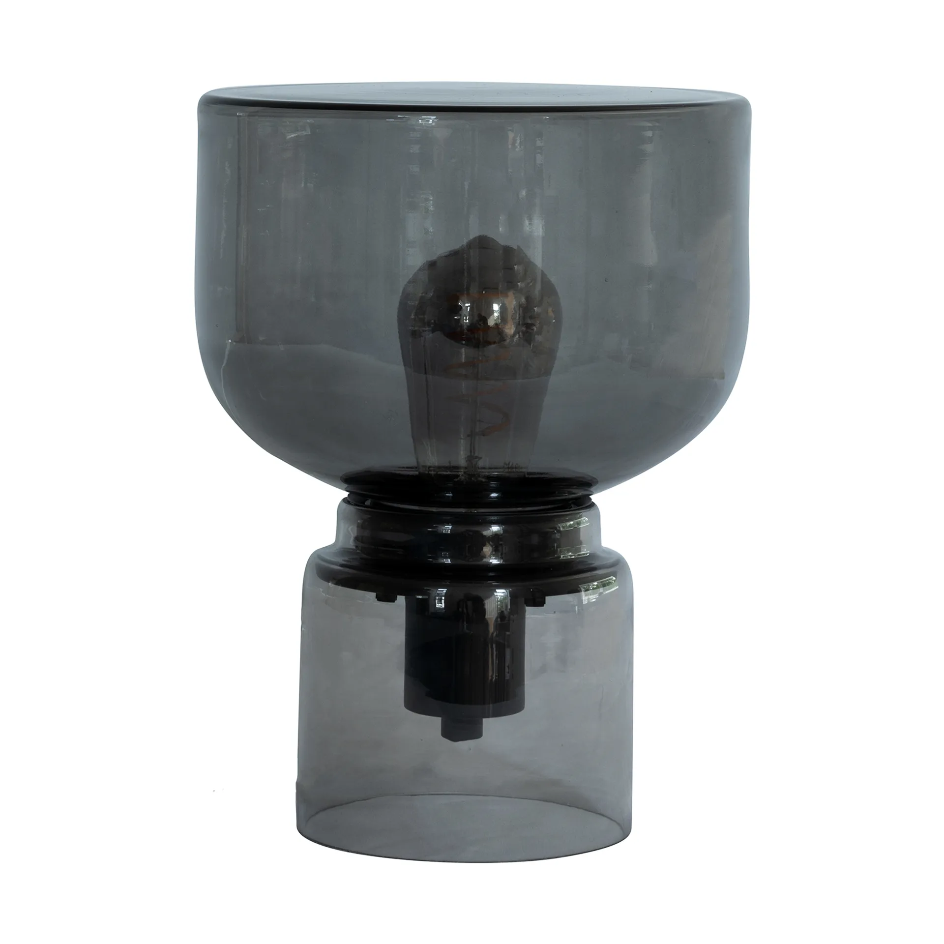 Grace bordlampe Smokey Grey - Watt &amp; Veke Watt & Veke - Stue - Skandinavisk - Glas - Med én lyskilde