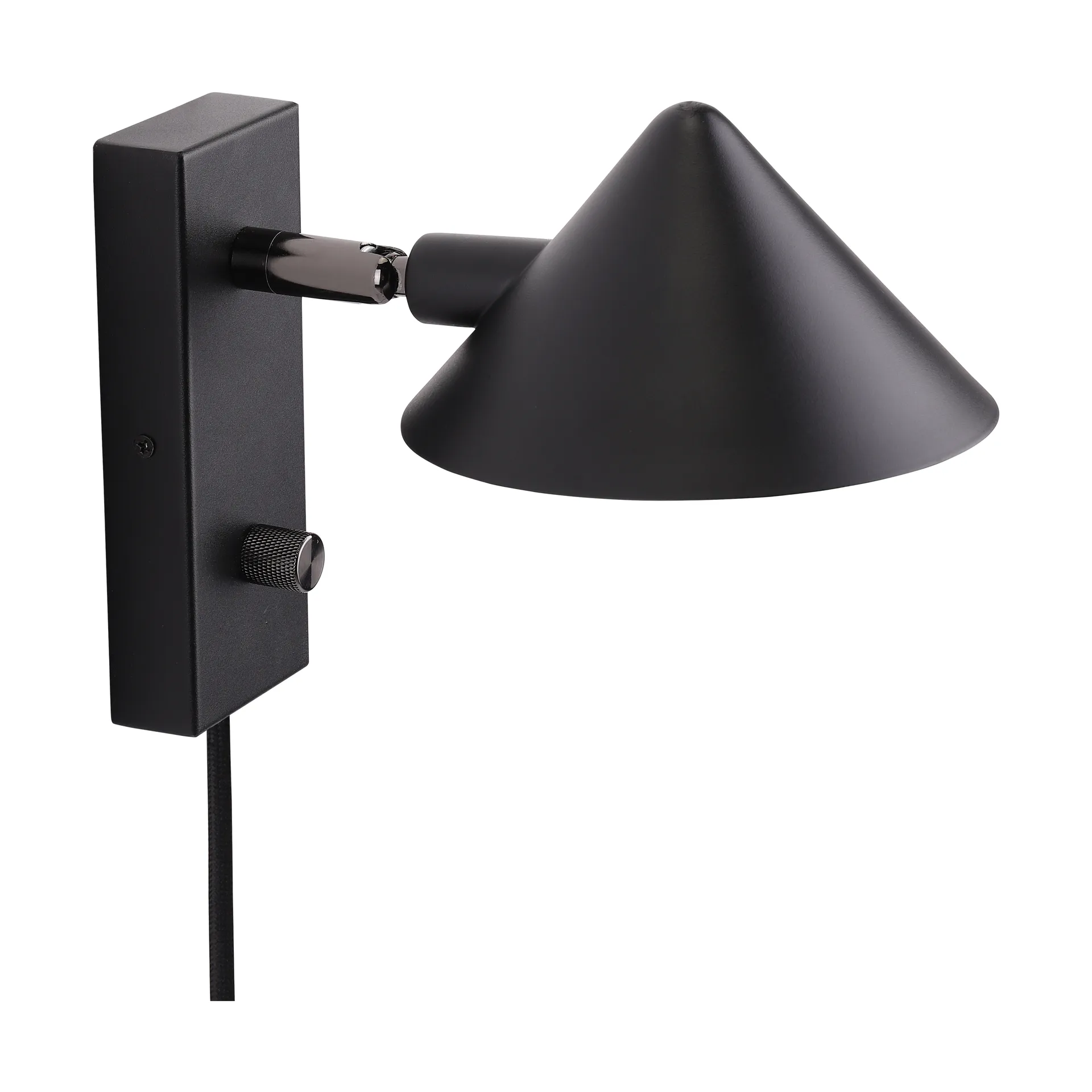 Kuro væglampe, sort, 16 cm, G9, stik - Watt &amp; Veke Watt & Veke - Stue - Design - Metal - Med én lyskilde