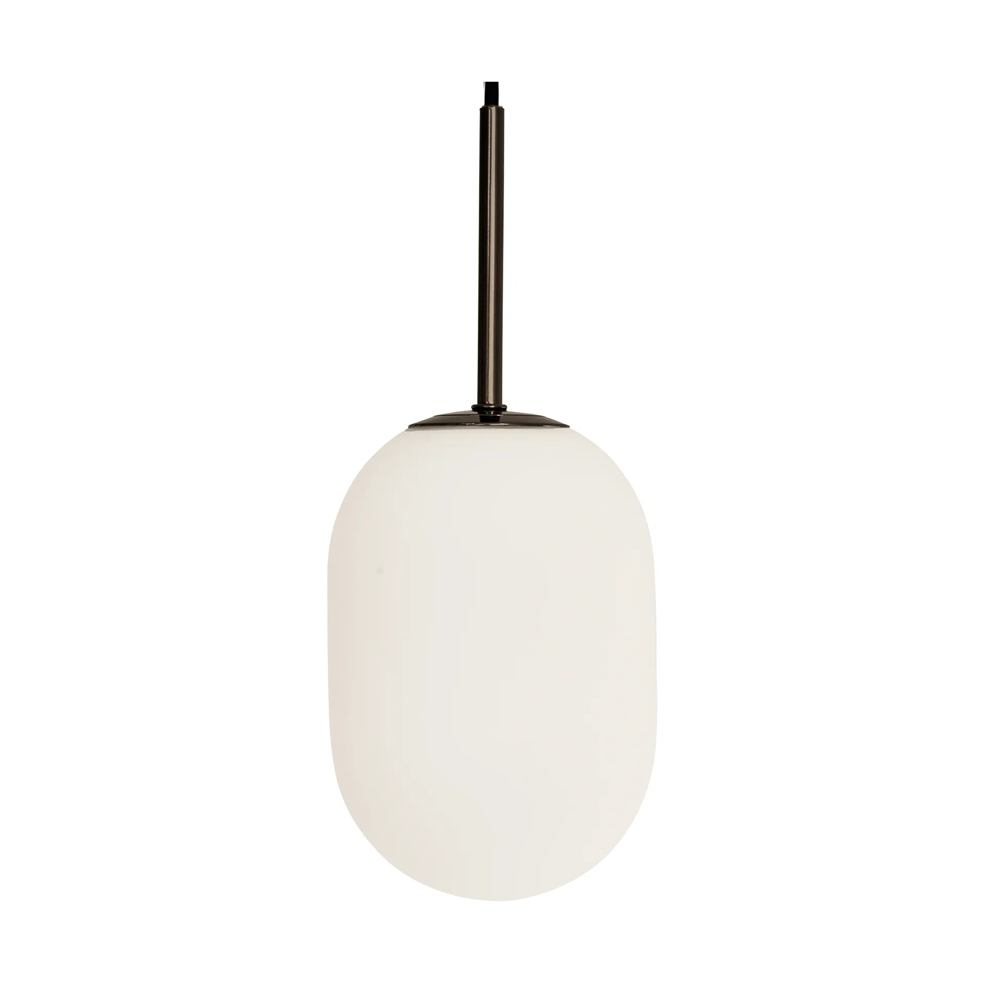 Noor hængelampe, Ø 12 cm, opal/sort, glas - Watt & Veke - Stue - Moderne