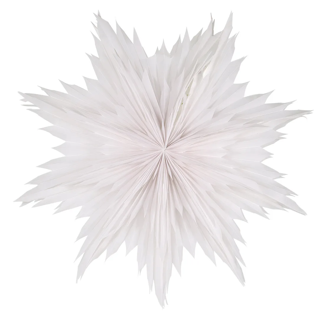 Oslo papirstjerne, hvid, Ø 80 cm, papir – Watt &amp; Veke Watt & Veke - Stue - Design - Papir / karton - Blomst