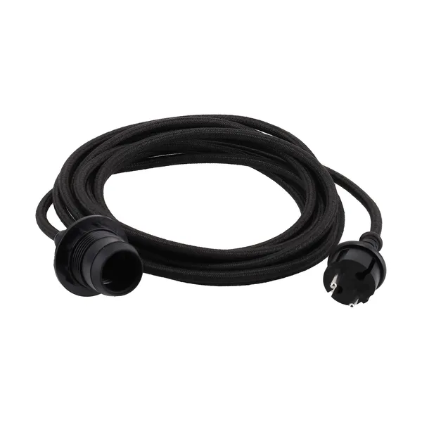 Outdoor kabelset, Black, 500 cm, E27