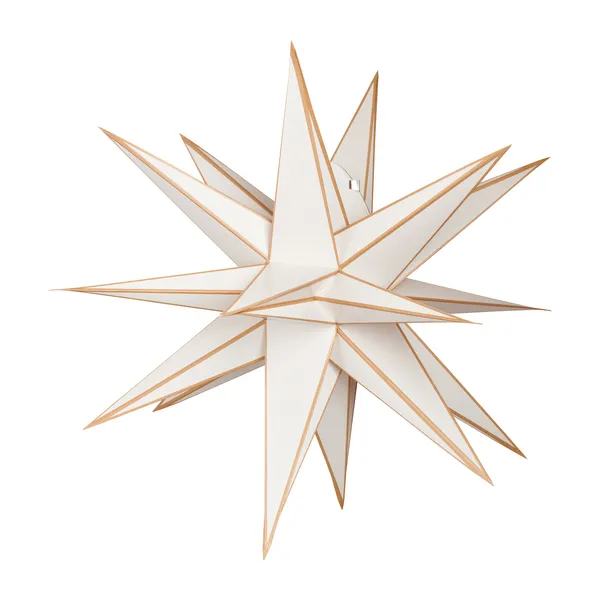 Sputnik adventsstjärna Ø60 cm, Vit