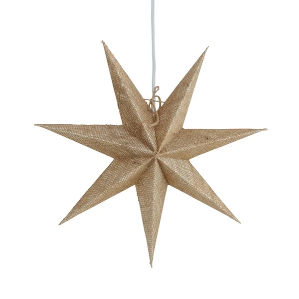 Vera adventsstjärna Ø44 cm, Jute