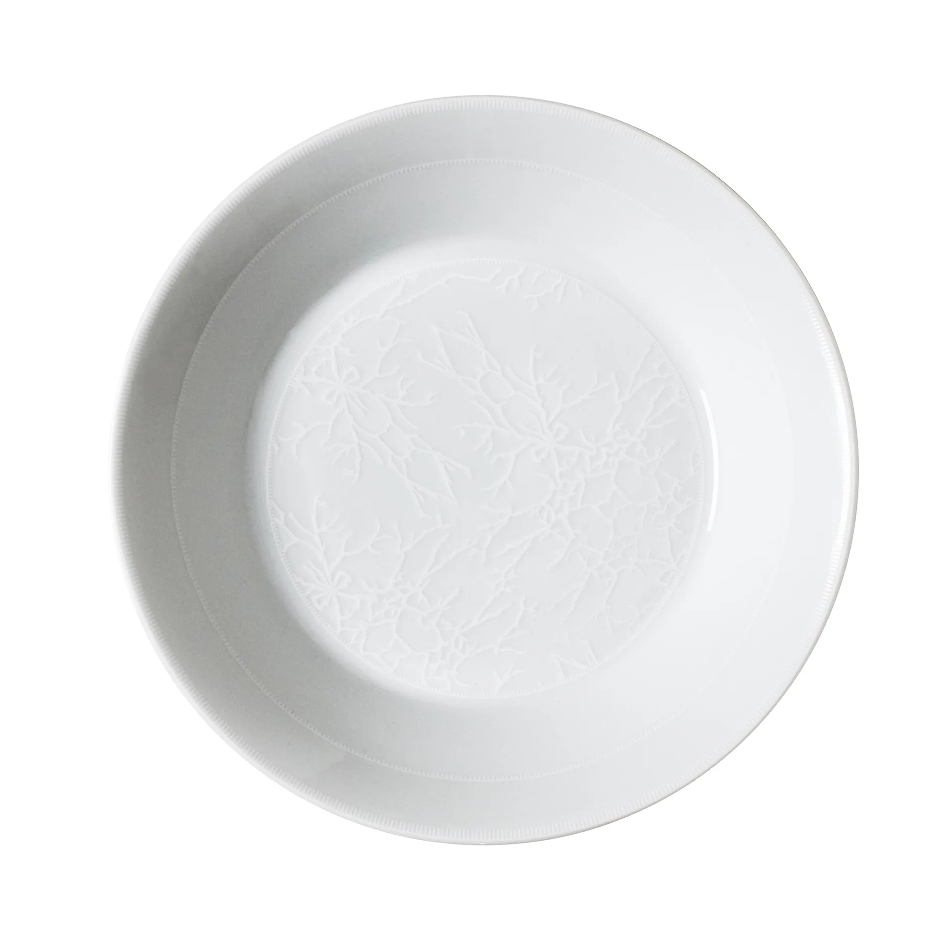 Wik & Wals&oslash;e Hvidt tr&aelig; dyb tallerken 21 cm