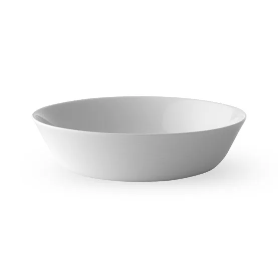 Wik & Wals&oslash;e Hvidt tr&aelig; serveringssk&aring;l 22 cm