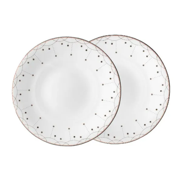 Julemorgen Girlander tallrik 2-pack Ø28 cm