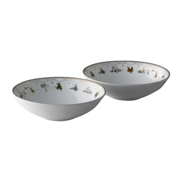 Julemorgen liten skål 2-pack Ø16 cm