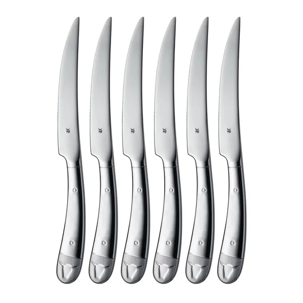 Geschenkidee grillkniv 6-pack, Rostfritt stål