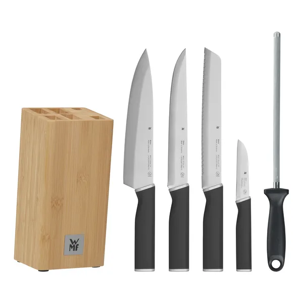 Kineo knivblock med 4 knivar cromargan, Rostfritt stål