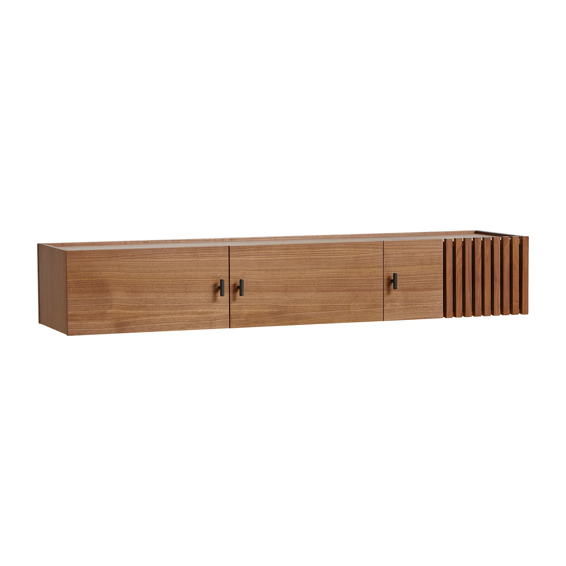Woud Sideboard Array fixée au mur, Noyer