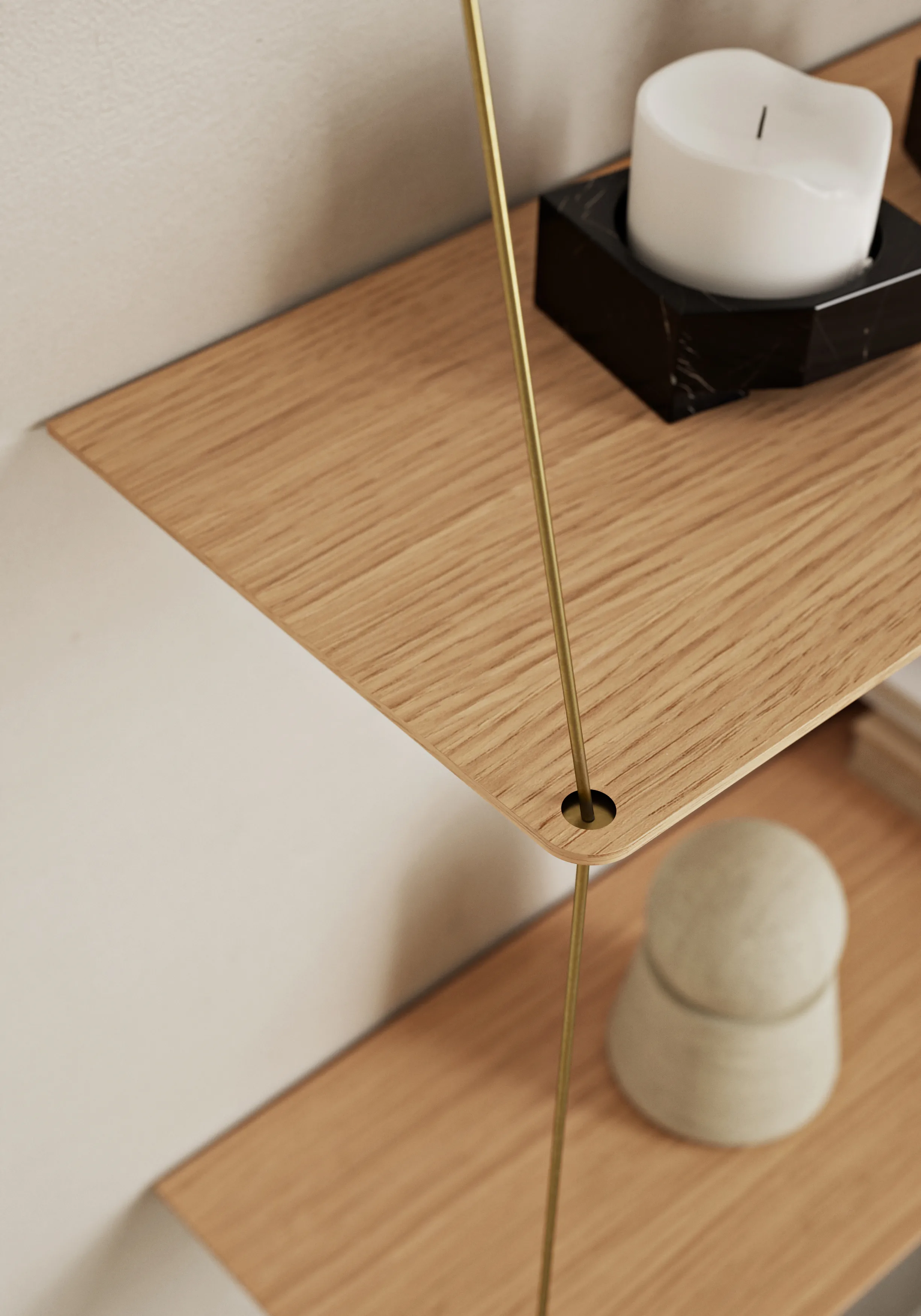 Woud | ウッド からのStedge 80 cm シェルフ - NordicNest.jp