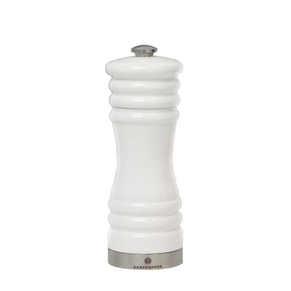 München salt- & pepparkvarn blank vit, 15 cm