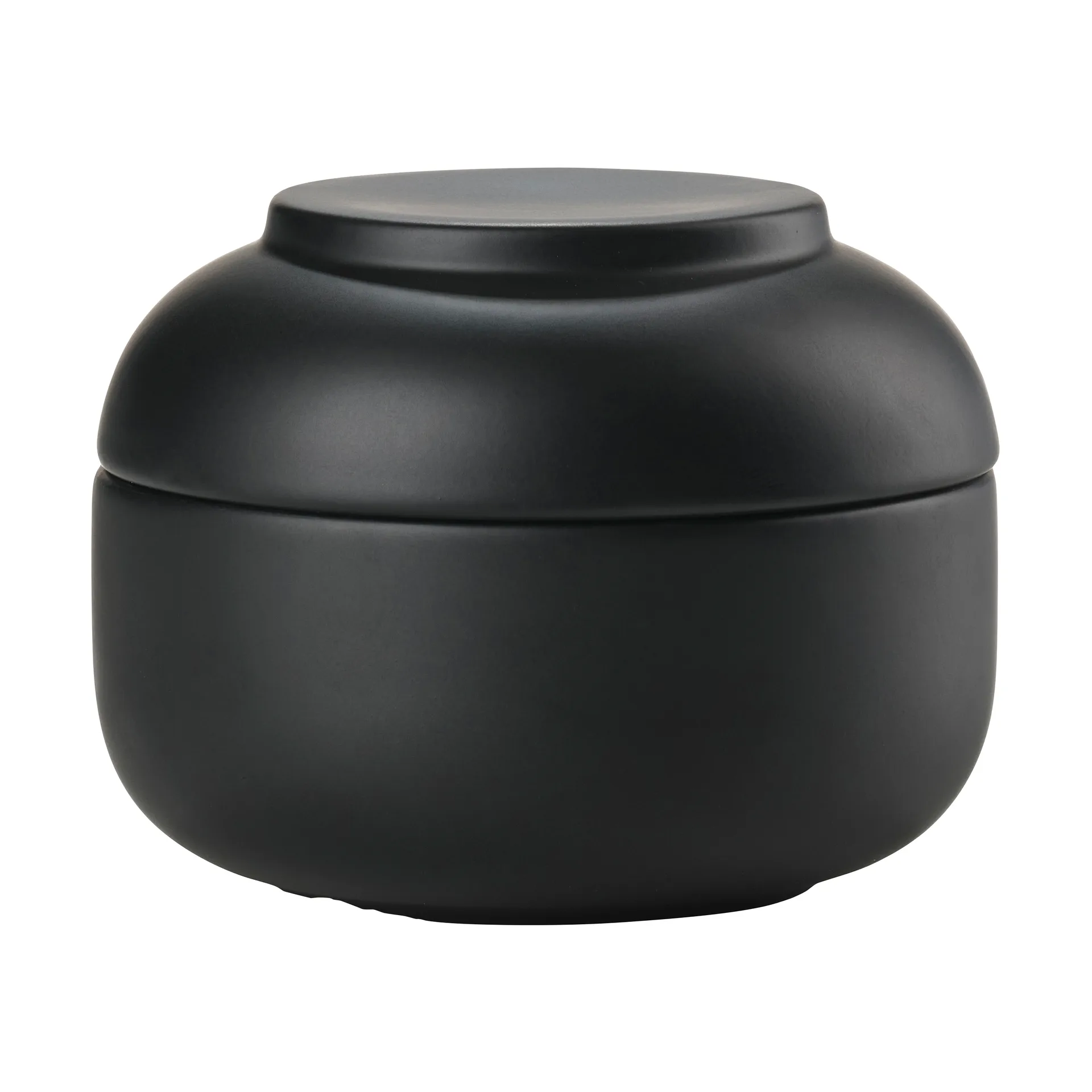 Zone Denmark Bocal avec couvercle Sensu Ø10,5x7,5 cm Black