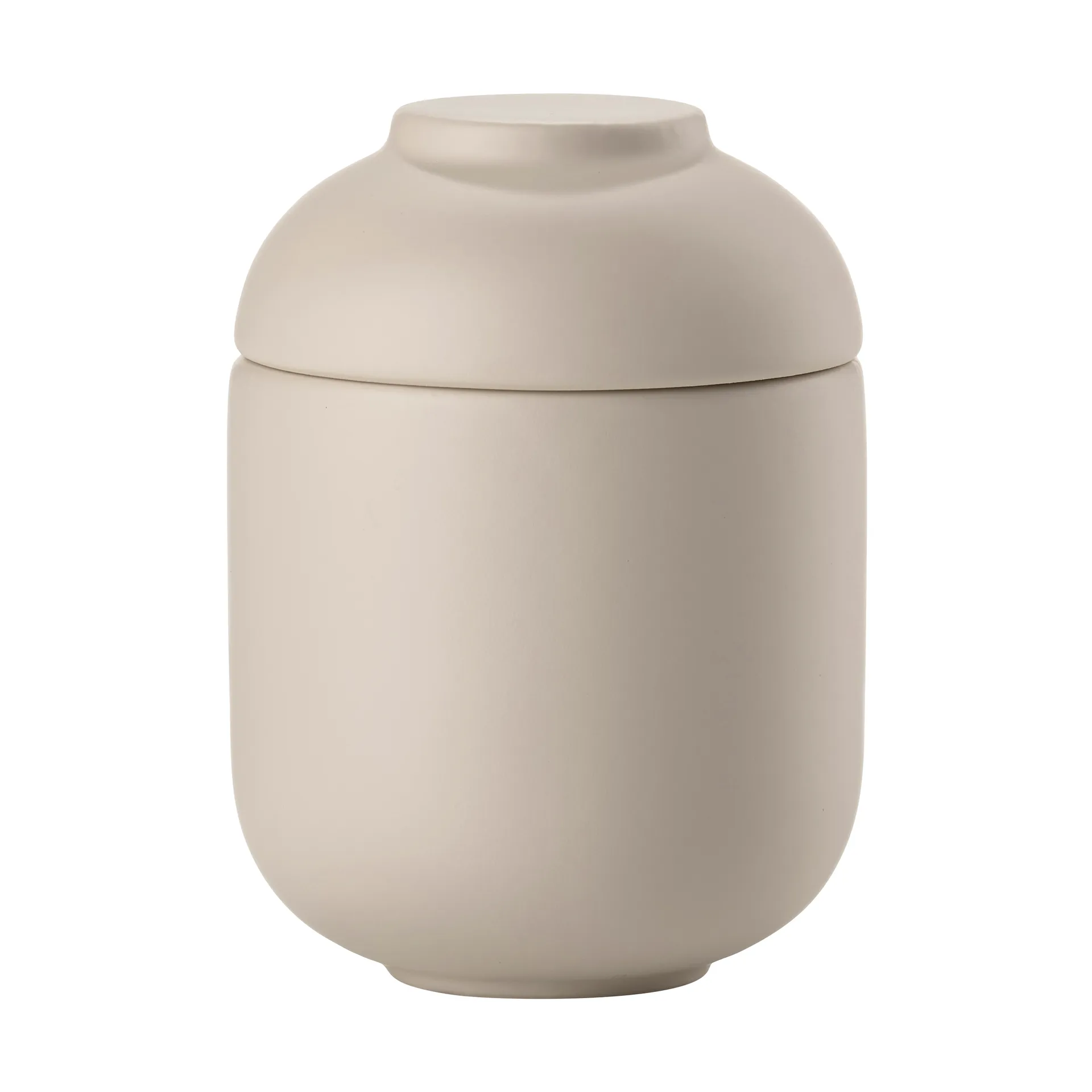 Zone Denmark Bocal avec couvercle Sensu Ø6,5x9 cm Sand