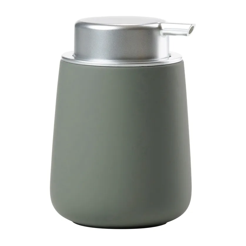 ZONE Denmark - Nova Sæbedispenser Dia 8 x 11,5 cm 0,25 liter Olive green