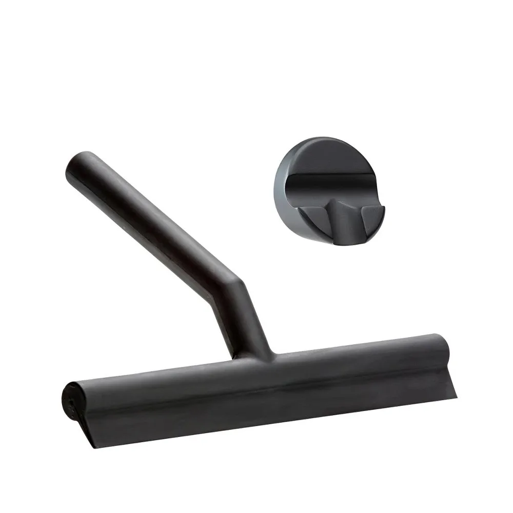 Zone Denmark Raclette de douche Wiper black, avec support