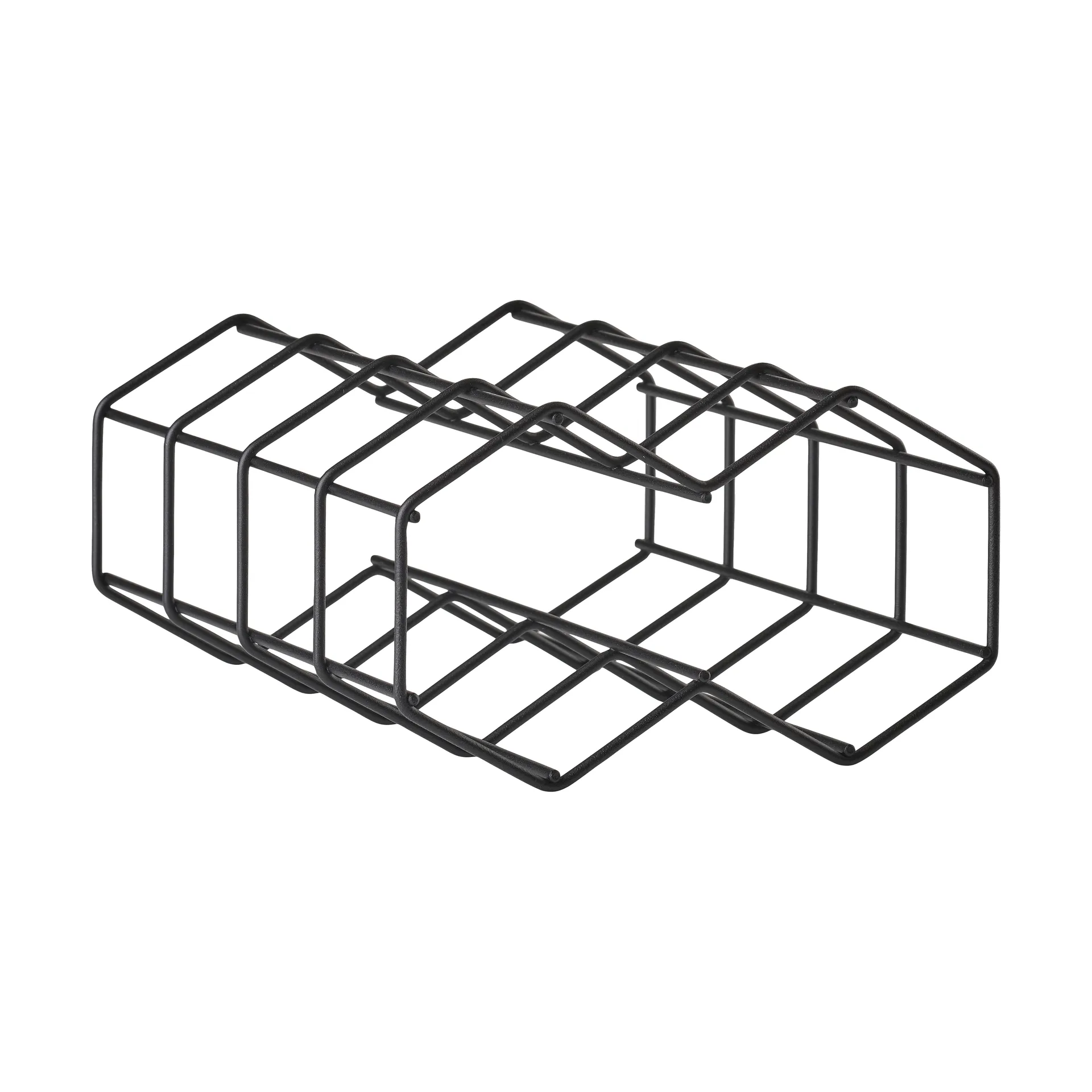ZONE Denmark - Rocks Vinreol tråd 22,8 x 19,5 x 11,4 cm Sort
