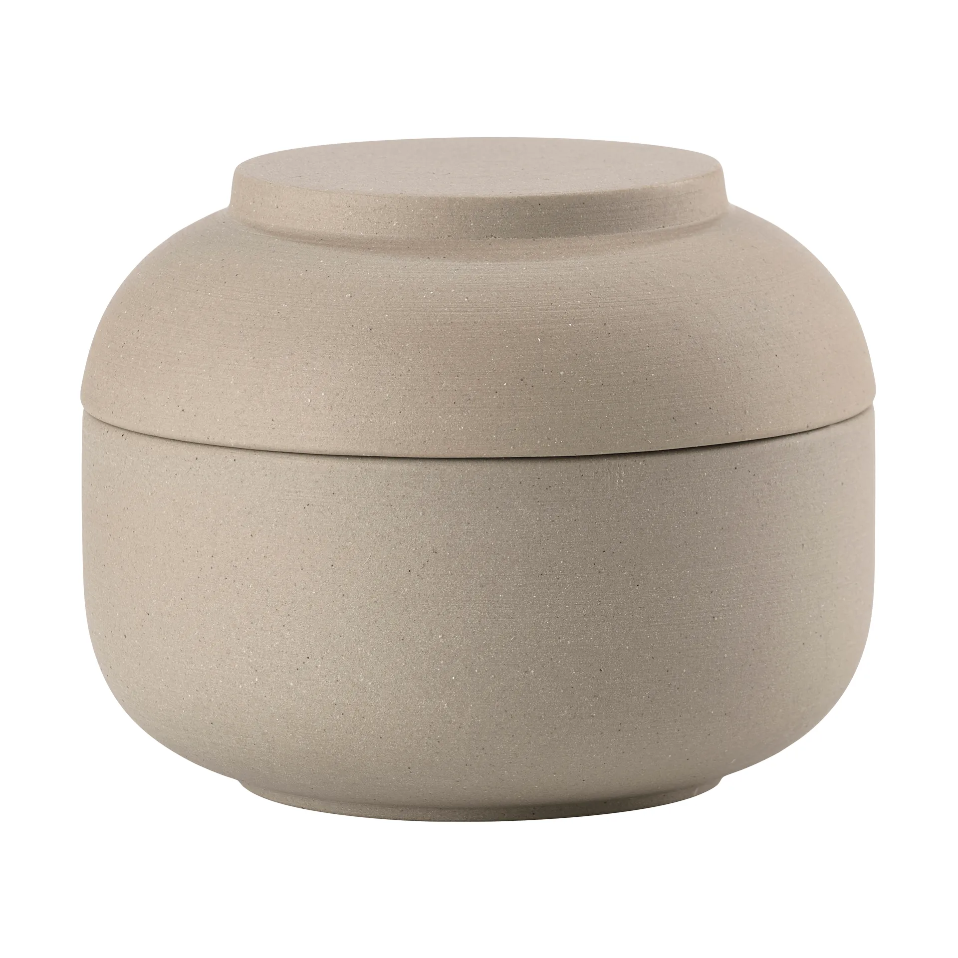 ZONE Denmark - Zone Sensu Krukke med låg 10 x 7,5 cm Taupe