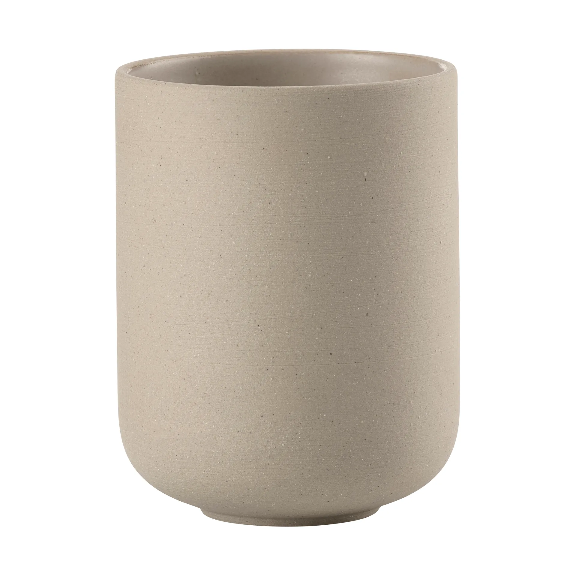 Zone Denmark Sensu tandbørstekrus Ø7,4x9,5 cm Taupe
