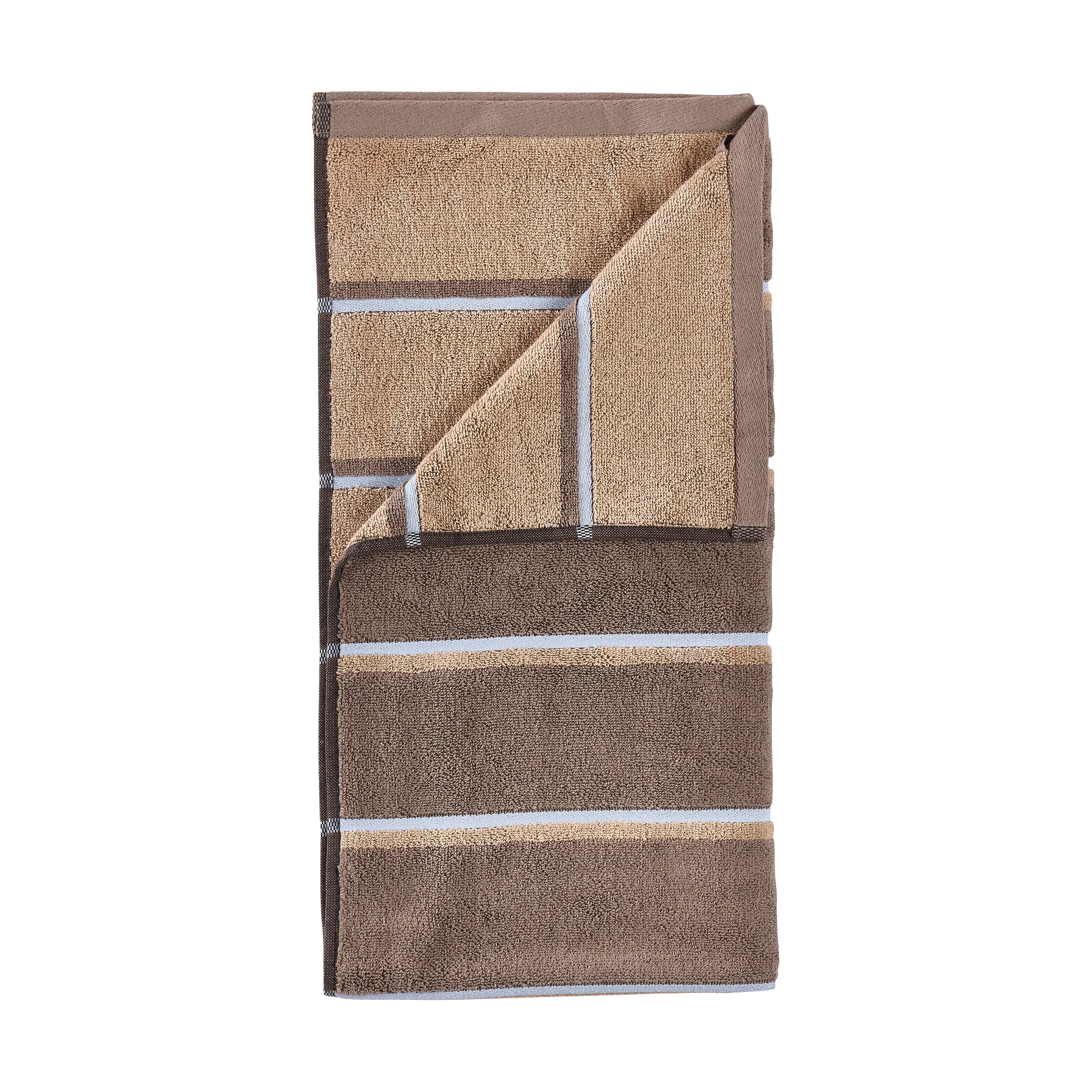 Zone Denmark Serviette de sauna Taupe-camel-sky blue, cm — vue 3