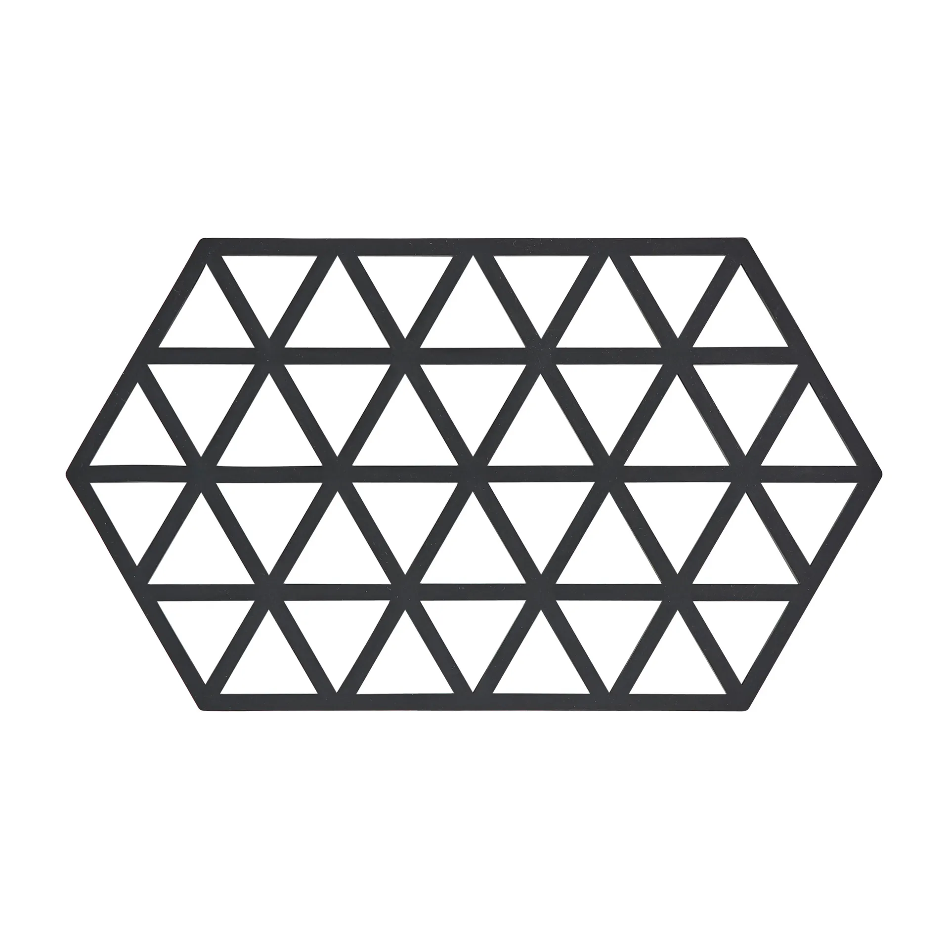 ZONE Denmark - Zone Triangles Bordskåner 24 x 14 x 0,9 cm Sort