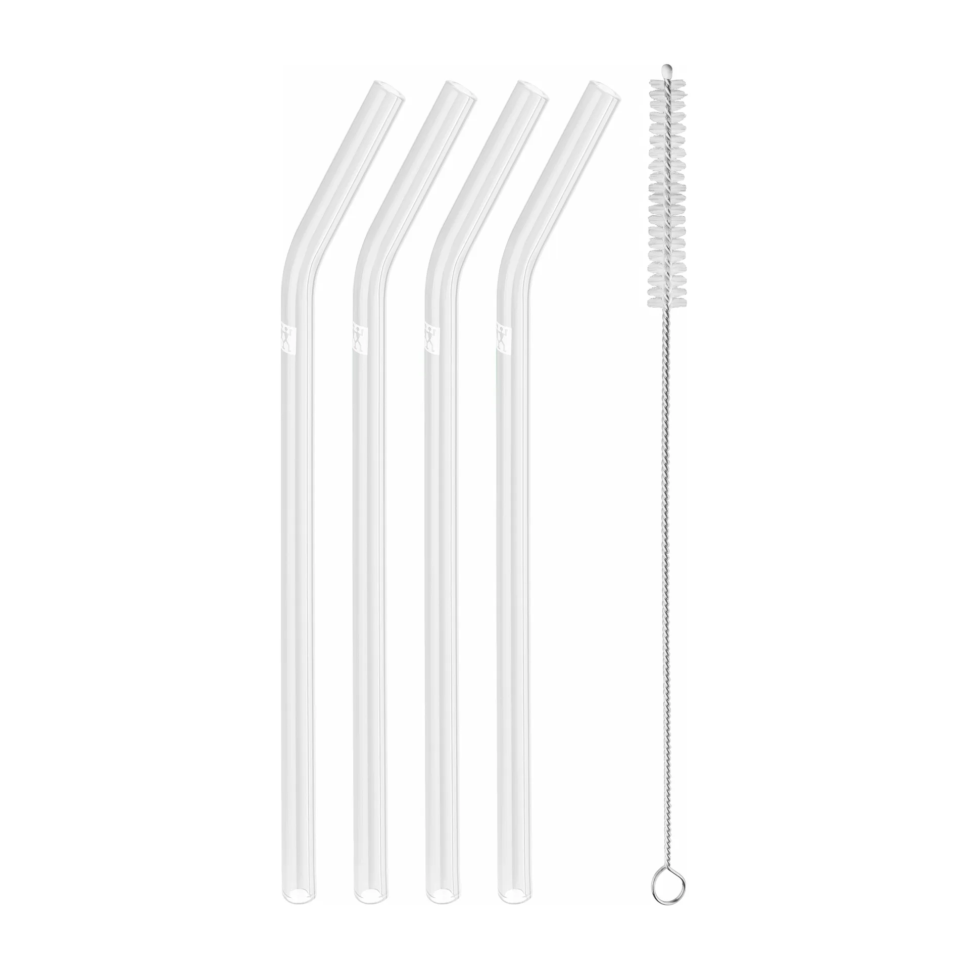 Zwilling Pailles pliées Zwilling Sorrento Lot de 4 Transparent