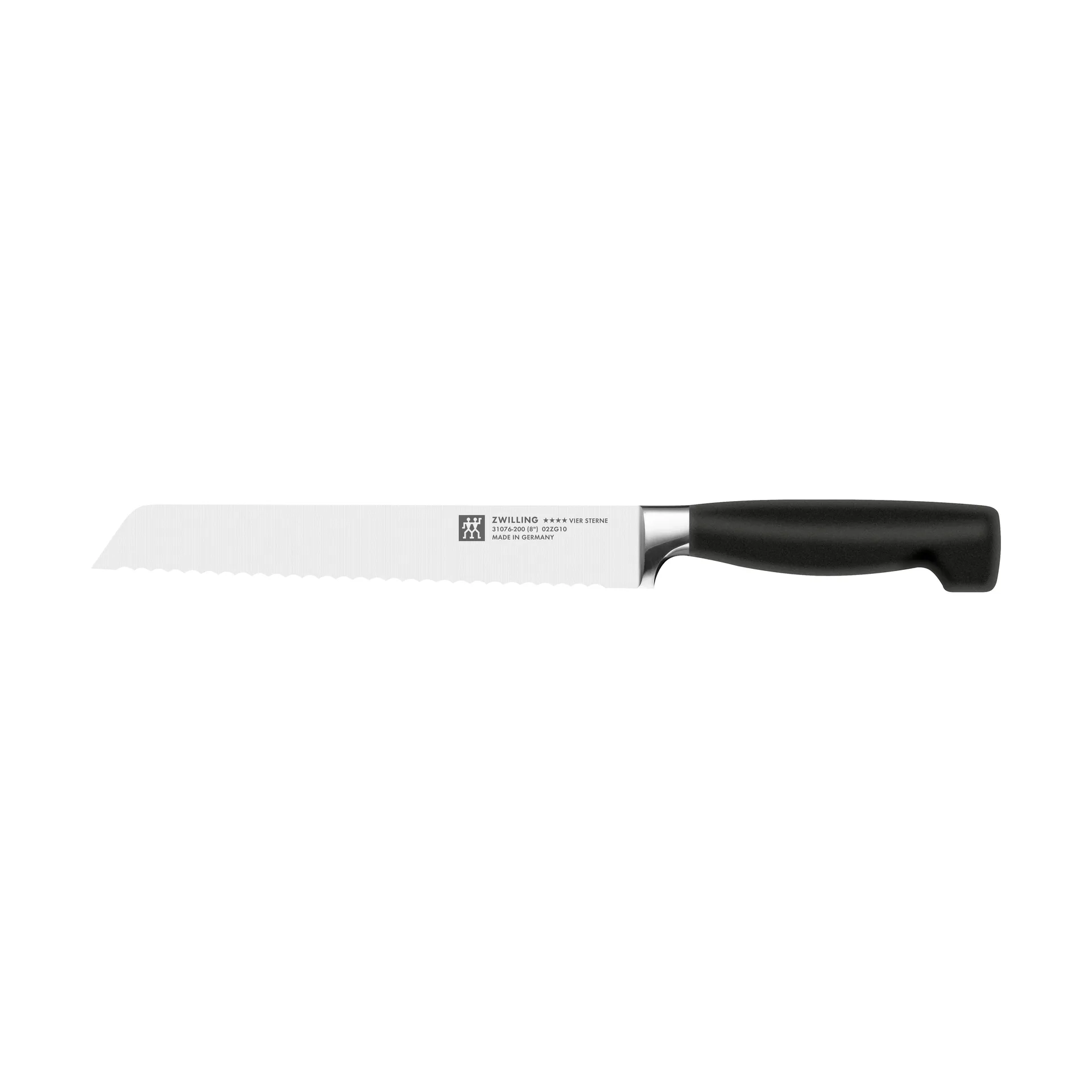 Zwilling Zwilling Four star br&ouml;dkniv 20 cm Svart-rostfritt st&aring;l