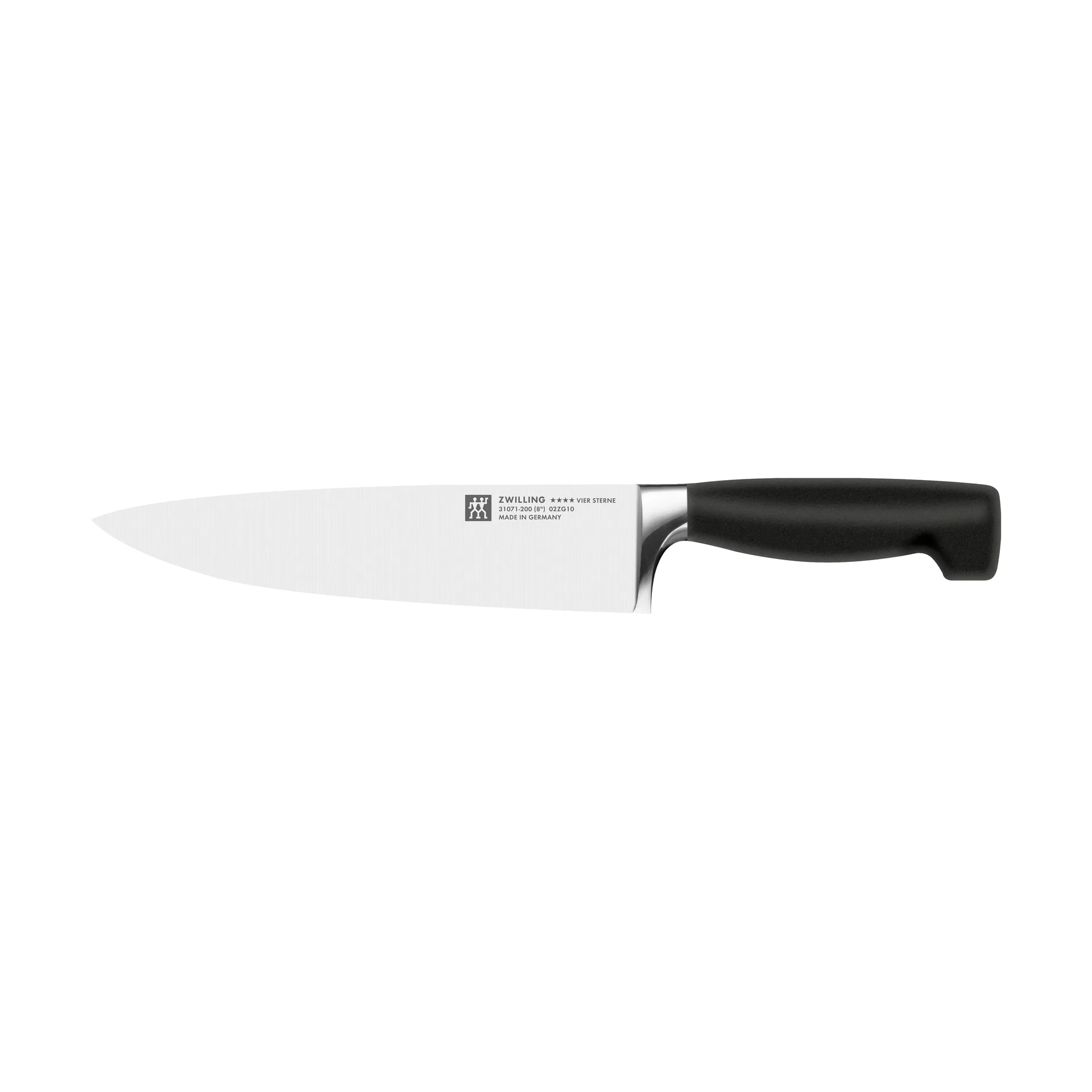 Zwilling Zwilling Four star kockkniv 20 cm Svart-rostfritt st&aring;l