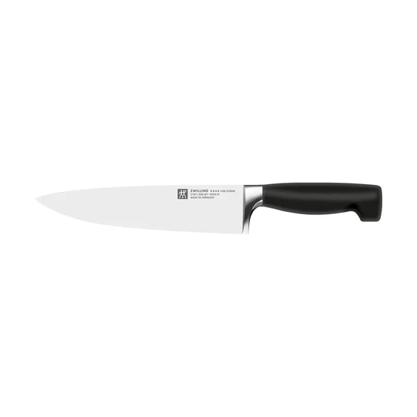Zwilling Four star kockkniv 20 cm, Svart-rostfritt stål