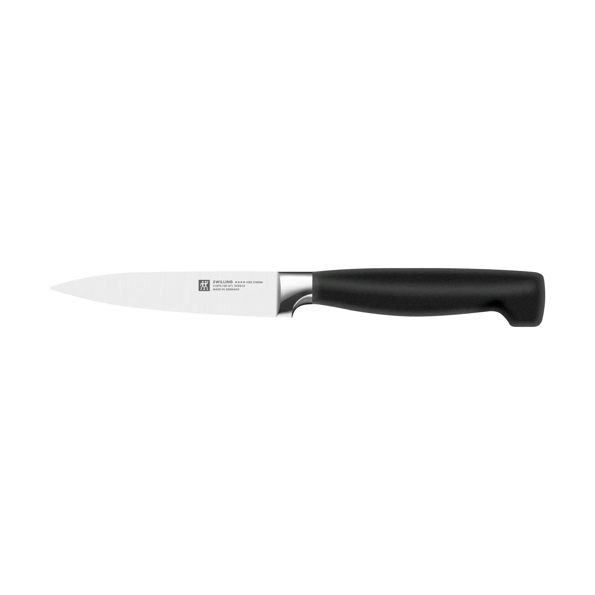 Zwilling Zwilling Four star skalkniv 10 cm Svart-rostfritt st&aring;l
