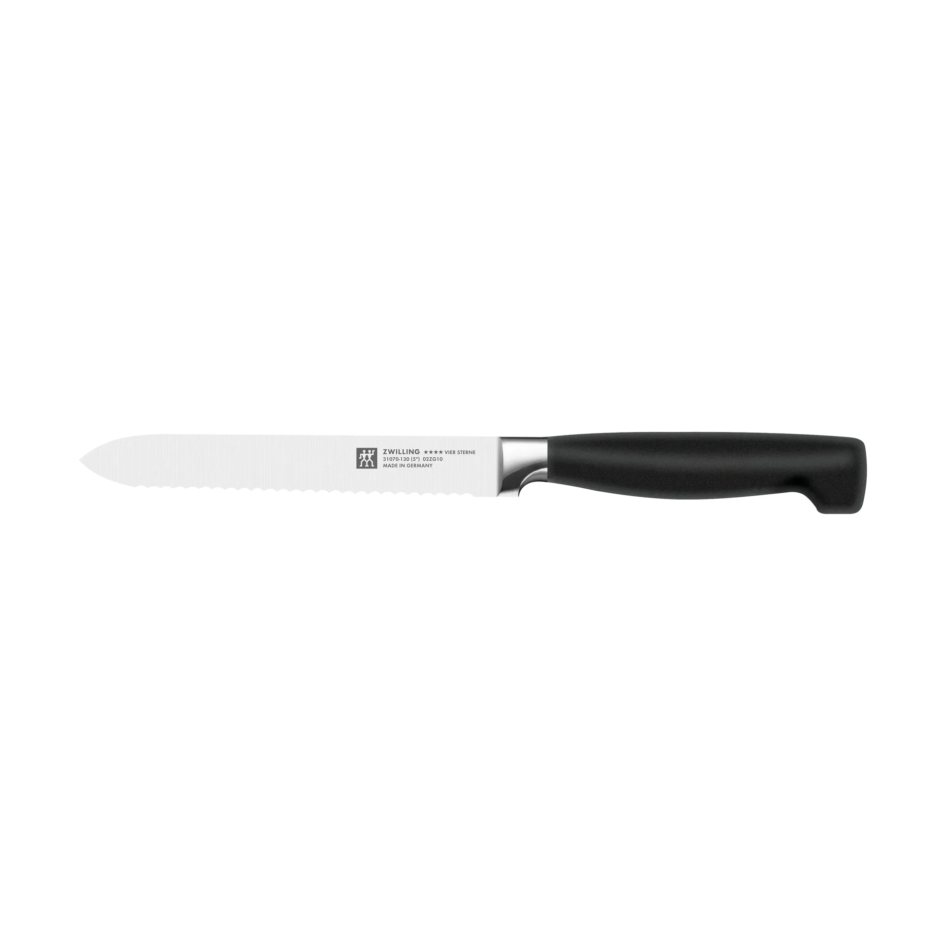 Zwilling Zwilling Four star tandet universalkniv 13 cm Sort-rustfrit stål