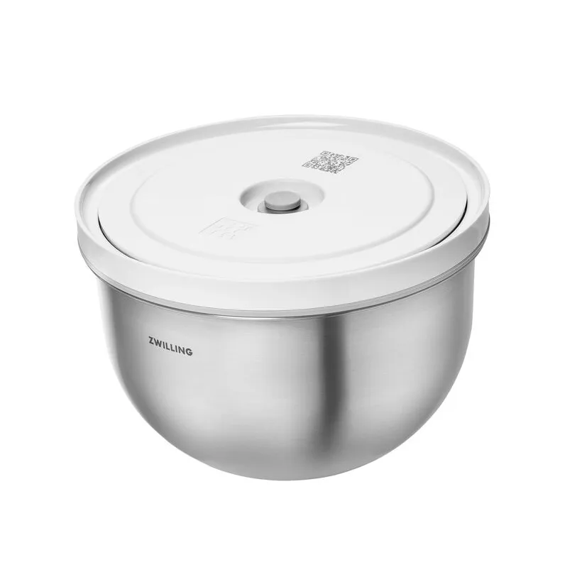 ZWILLING FRESH & SAVE Stalowa miska su dangteliu 1.75 ltr, sidabrinė