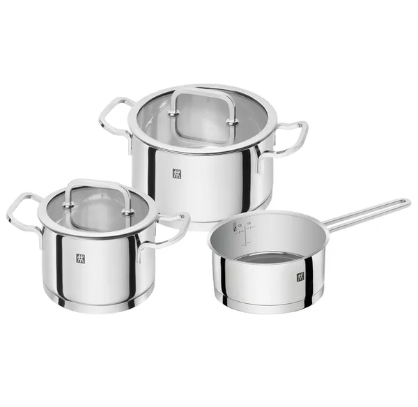 Zwilling Moment S grytset 3 delar, Rostfritt stål