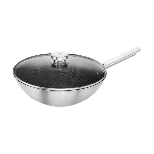 Zwilling Plus joy non-stick wokpanna Ø30 cm, Rostfritt stål