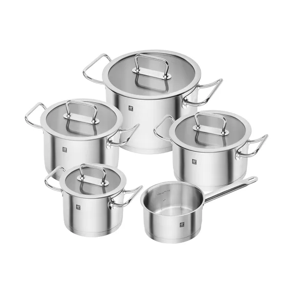 Zwilling Pro gryt & kastrullset, 5 delar