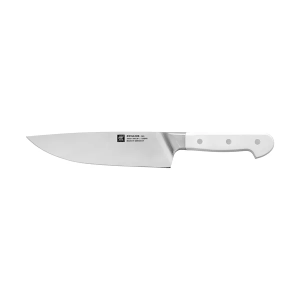 Zwilling Pro le Blanc kockkniv 20 cm, Vit-rostfritt stål