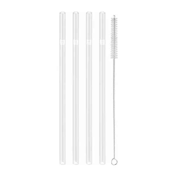 Zwilling Sorrento sugrör 4-pack, Klar