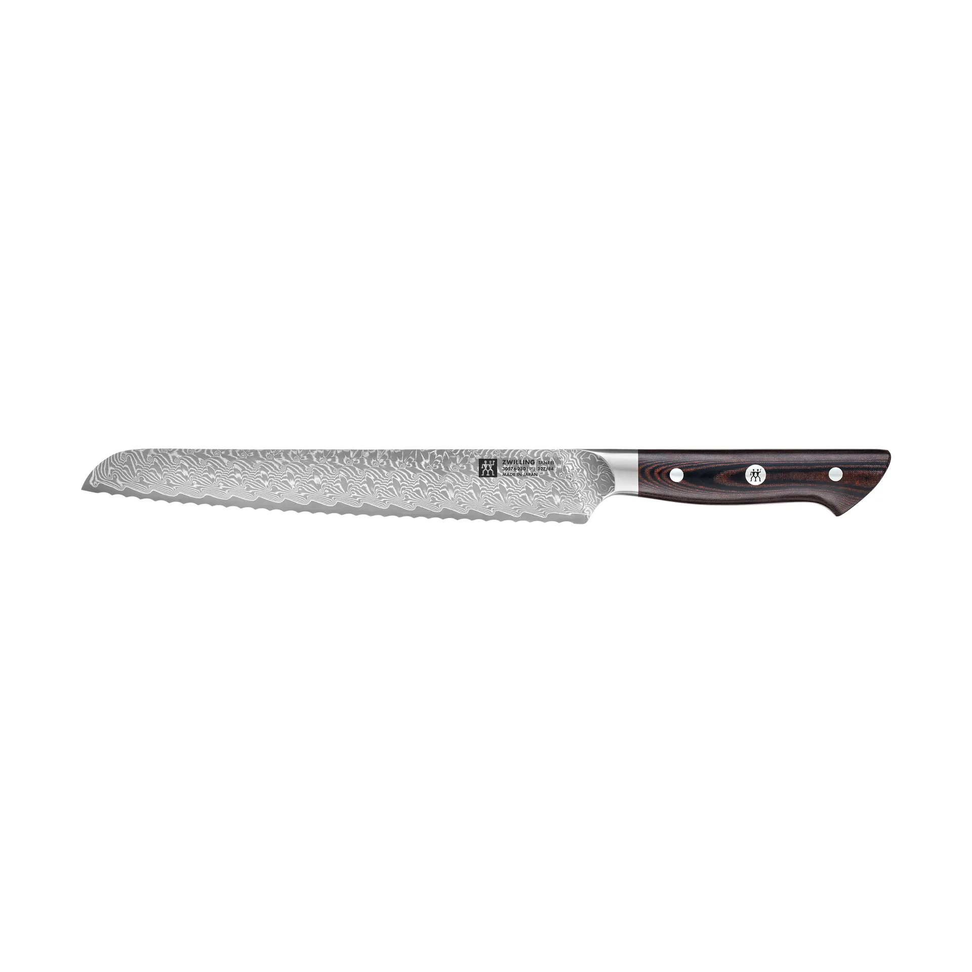 Zwilling Zwilling Tanrei br&ouml;dkniv 23 cm Damaskus-svart