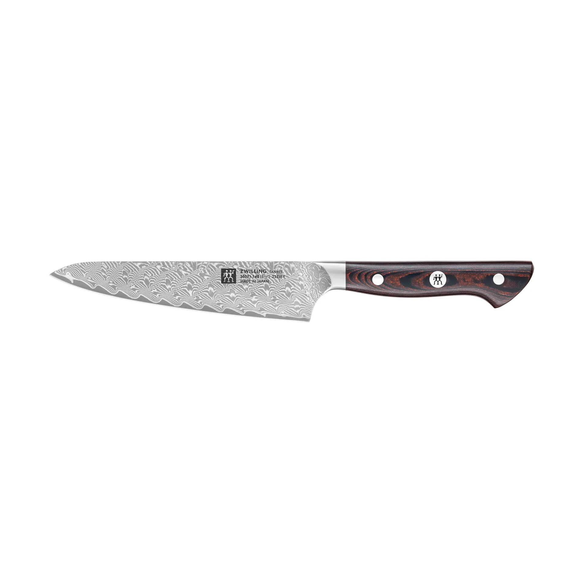 Zwilling Zwilling Tanrei kompakt kockkniv 14 cm Damaskus-svart