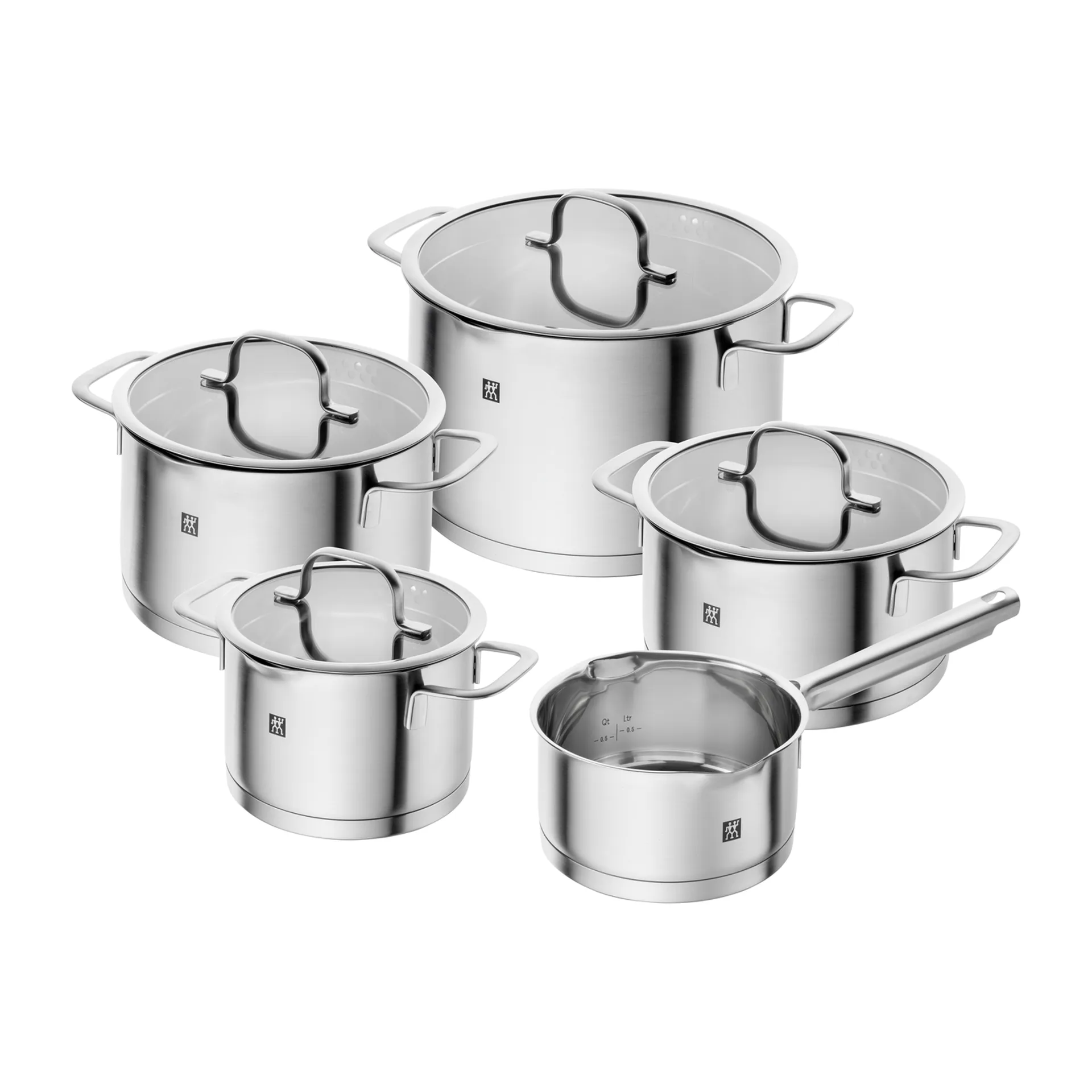 Zwilling Zwilling TrueFlow grydesæt 5 dele Sølv