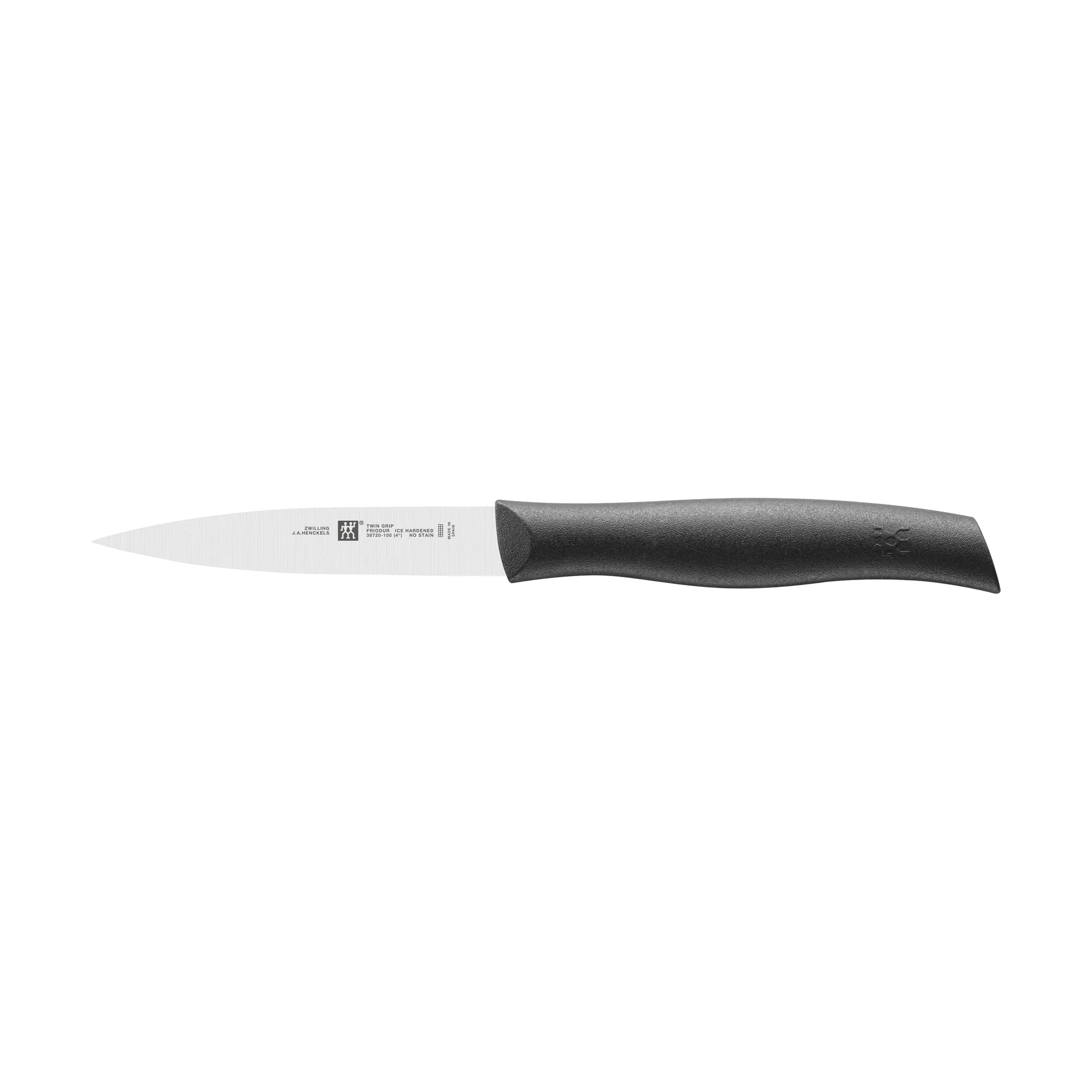 Zwilling Zwilling Twin grip spetsig gr&ouml;nsakskniv 10 cm Svart-rostfritt st&aring;l