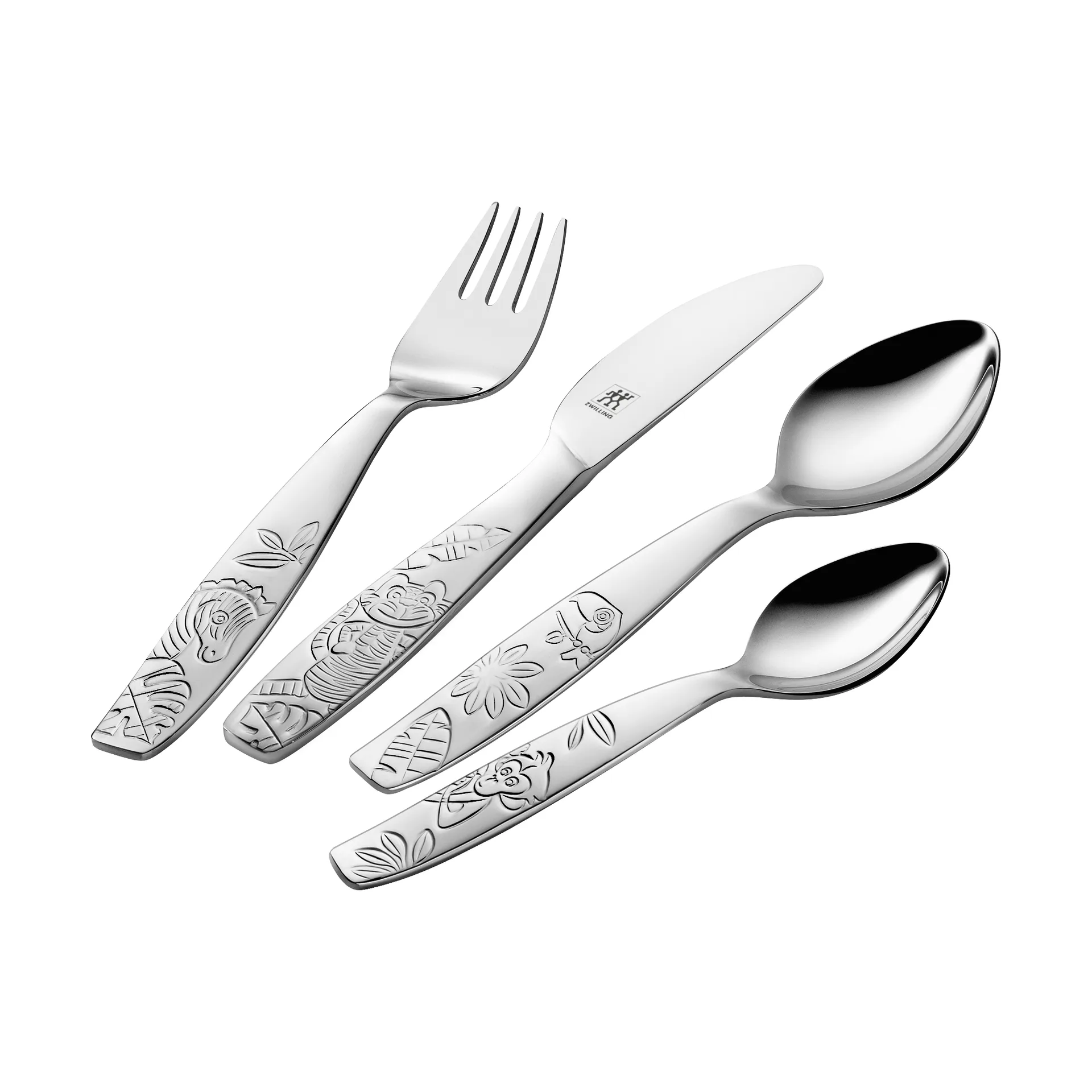 Zwilling Zwilling Twin kids børnebestik 4 dele Jungle