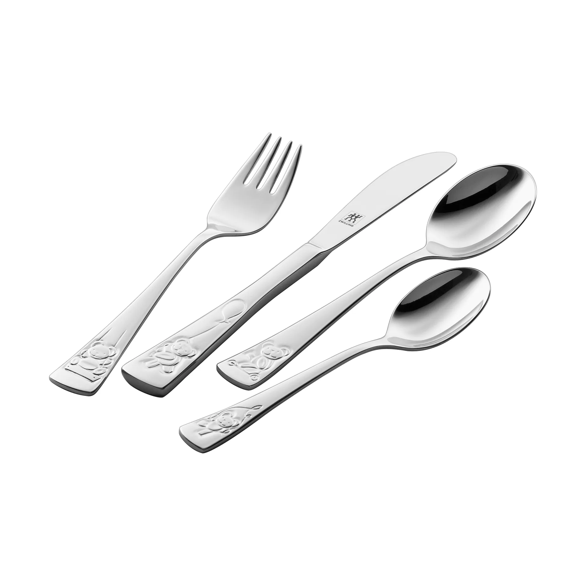 Zwilling Zwilling Twin kids børnebestiksæt 4 dele Teddy