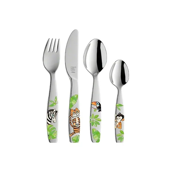 Zwilling Twin Kids Jungle barnbestick 4 delar, 4 delar